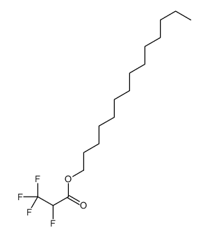 tetradecyl 2,3,3,3-tetrafluoropropanoate Structure