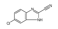 1H-Benzimidazole-2-carbonitrile,5-chloro-(9CI) structure