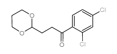 2',4'-DICHLORO-3-(1,3-DIOXAN-2-YL)-PROPIOPHENONE Structure