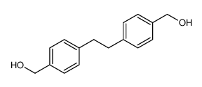 Benzenemethanol, 4,4'-(1,2-ethanediyl)bis Structure