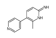 6-methyl-5-pyridin-4-ylpyridin-2-amine Structure