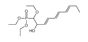 1-diethoxyphosphoryl-1-ethoxydeca-3,5,7-trien-2-ol Structure