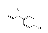 1-(4-chlorophenyl)prop-2-enyl-trimethylsilane结构式