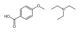 N,N-diethylethanamine,4-methoxybenzoic acid结构式