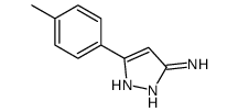 3-氨基-5-(4-甲基苯基)-1H-吡唑结构式