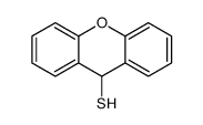 9H-xanthene-9-thiol Structure