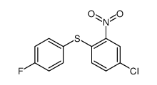 4-chloro-1-(4-fluorophenyl)sulfanyl-2-nitrobenzene Structure