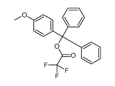 [(4-methoxyphenyl)-diphenylmethyl] 2,2,2-trifluoroacetate结构式