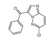 (6-氯咪唑并[1,2-b]哒嗪-3-基)(苯基)甲酮结构式