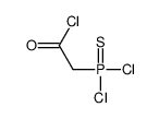 2-dichlorophosphinothioylacetyl chloride Structure