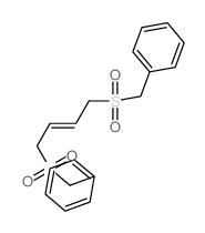 2-Butene,1,4-bis(benzylsulfonyl)- (7CI) Structure