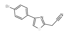 4-(4-Bromophenyl)-2-thiazoleacetonitrile Structure