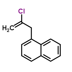 1-(2-Chloro-2-propen-1-yl)naphthalene Structure