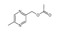 2-Acetoxymethyl-5-methylpyrazine结构式