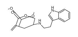 N-(2-(1H-indol-3-yl)ethyl)-1,8-dimethoxy-4-methyleneoctahydro-1H-3,8-epoxyisochromen-6-amine结构式