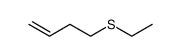 4-(ethylthio)-1-butene结构式