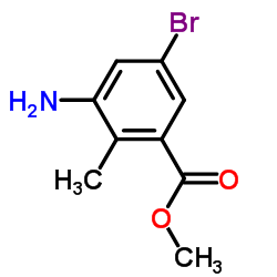 Methyl 3-amino-5-bromo-2-methylbenzoate Structure