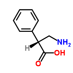 (R)-3-氨基-2-苯丙酸结构式