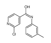 2-chloro-N-(3-methylphenyl)pyridine-4-carboxamide结构式