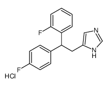 5-[2-(2-fluorophenyl)-2-(4-fluorophenyl)ethyl]-1H-imidazole,hydrochloride结构式