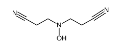 N-hydroxy-3,3'-iminodipropionitrile Structure
