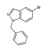 5-Bromo-1-(phenylmethyl)-1H-indazole Structure