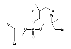 tris(2,3-dibromo-2-methylpropyl) phosphate结构式