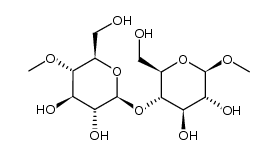 methyl 4'-O-methyl-β-D-cellobioside Structure