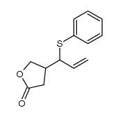3-[1'-(phenylthio)prop-2'-enyl]butan-4-olide结构式