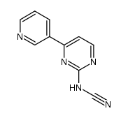 N-[4-(pyridin-3-yl)pyrimidin-2-yl]cyanamide结构式