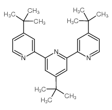 4,4',4''-三叔丁基2,2',6'2''-曲吡啶结构式