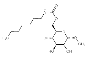 6-O-(N-庚甲酰)-甲基-α-D-葡萄糖苷图片