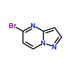 5-溴吡唑并[1,5-a]嘧啶结构式