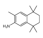 5,6,7,8-tetrahydro-3,5,5,8,8-pentamethyl-2-naphthalenamine Structure