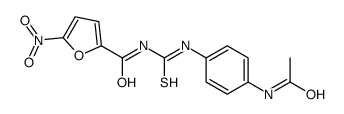 N-[(4-acetamidophenyl)carbamothioyl]-5-nitrofuran-2-carboxamide Structure