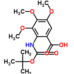 BOC-2-AMINO-3,4,5-TRIMETHOXYBENZOIC ACID structure