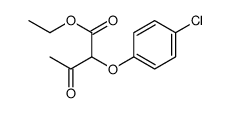 Ethyl 2-(4-chlorophenoxy)-3-oxobutanoate Structure