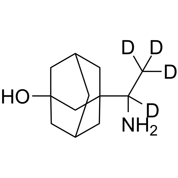 3-Hydroxy Rimantadine-d4 Structure
