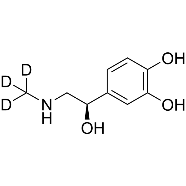L-Epinephrine-d3结构式