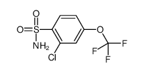 2-chloro-4-(trifluoromethoxy)benzenesulfonamide Structure
