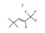 trimethyl-((Z)-2,3,3,3-tetrafluoro-1-propenyl)ammonium iodide Structure