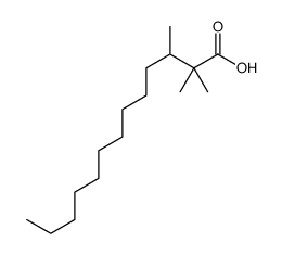 2,2,3-trimethyltridecanoic acid Structure