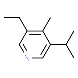 Pyridine, 3-ethyl-4-methyl-5-(1-methylethyl)- (9CI) picture
