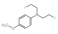 Benzenamine,N,N-bis(2-fluoroethyl)-4-methoxy- Structure
