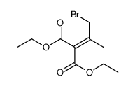diethyl 2-(1-bromopropan-2-ylidene)propanedioate结构式