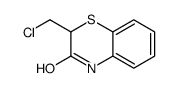 2-氯甲基-2h-1,4-苯并噻嗪-3(4h)-酮结构式