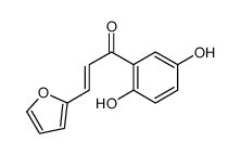 1-(2,5-dihydroxyphenyl)-3-(furan-2-yl)prop-2-en-1-one结构式
