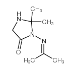 4-Imidazolidinone, 2,2-dimethyl-3-[(1-methylethylidene)amino]-结构式