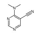 5-Pyrimidinecarbonitrile, 4-(dimethylamino)- (8CI,9CI) Structure