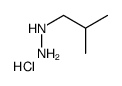 Isobutylhydrazine hydrochloride (1:1) Structure